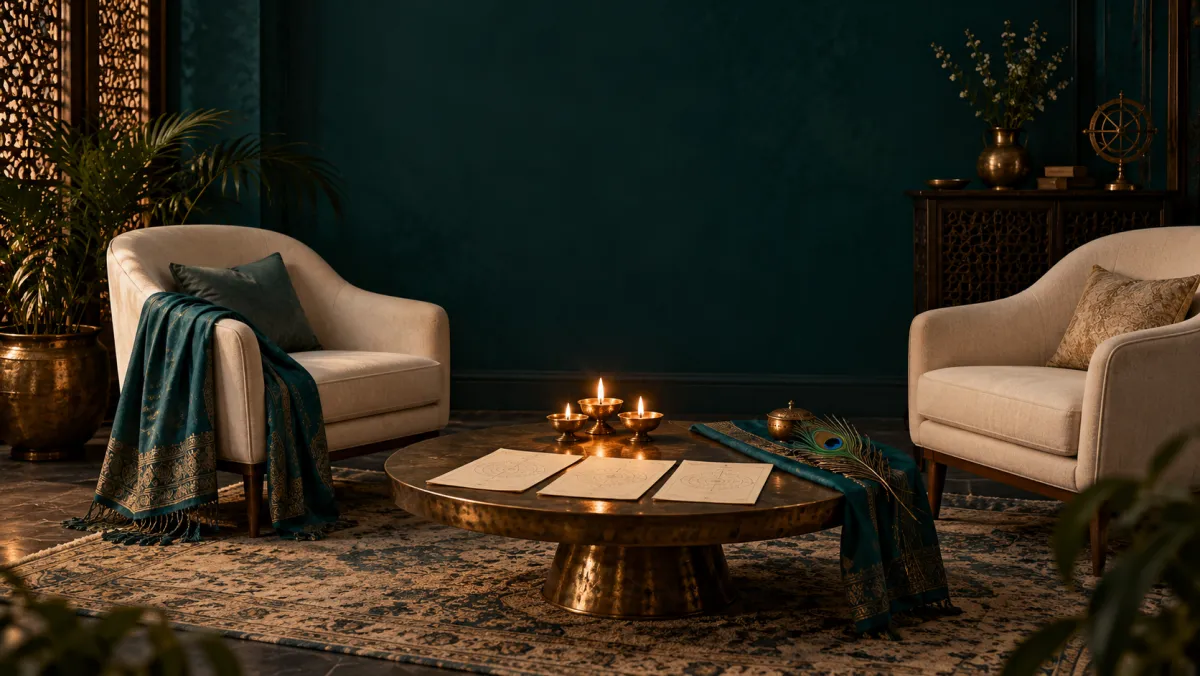 A calm private setting for understanding astrological timing